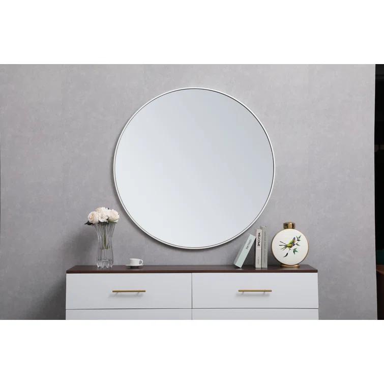 Sabine Metal Round Wall Mirror