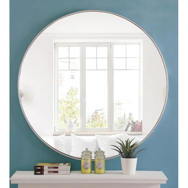 Sabine Metal Round Wall Mirror