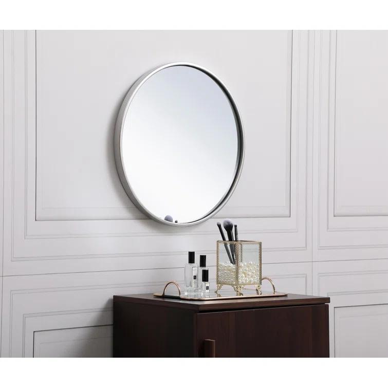 Sabine Metal Round Wall Mirror