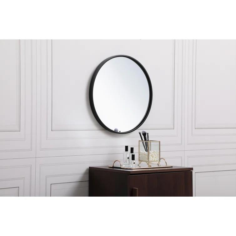 Sabine Metal Round Wall Mirror