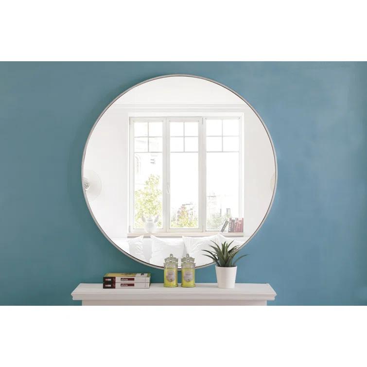Sabine Metal Round Wall Mirror