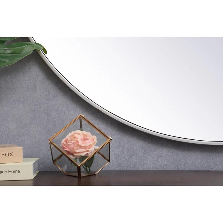 Sabine Metal Round Wall Mirror