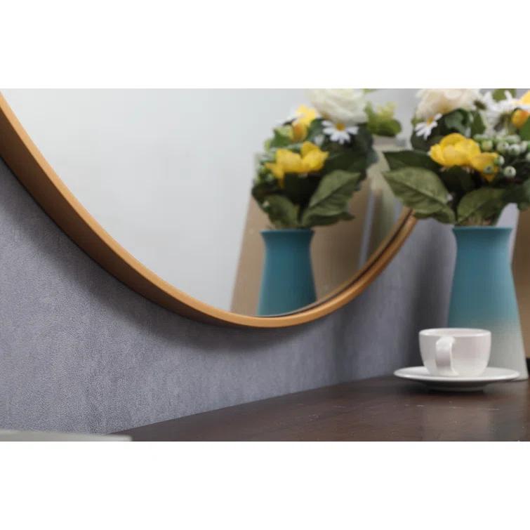 Sabine Metal Round Wall Mirror