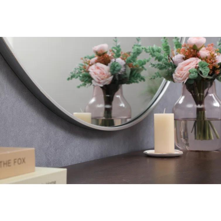 Sabine Metal Round Wall Mirror
