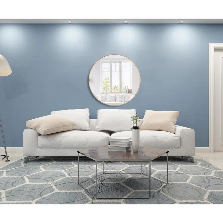 Sabine Metal Round Wall Mirror
