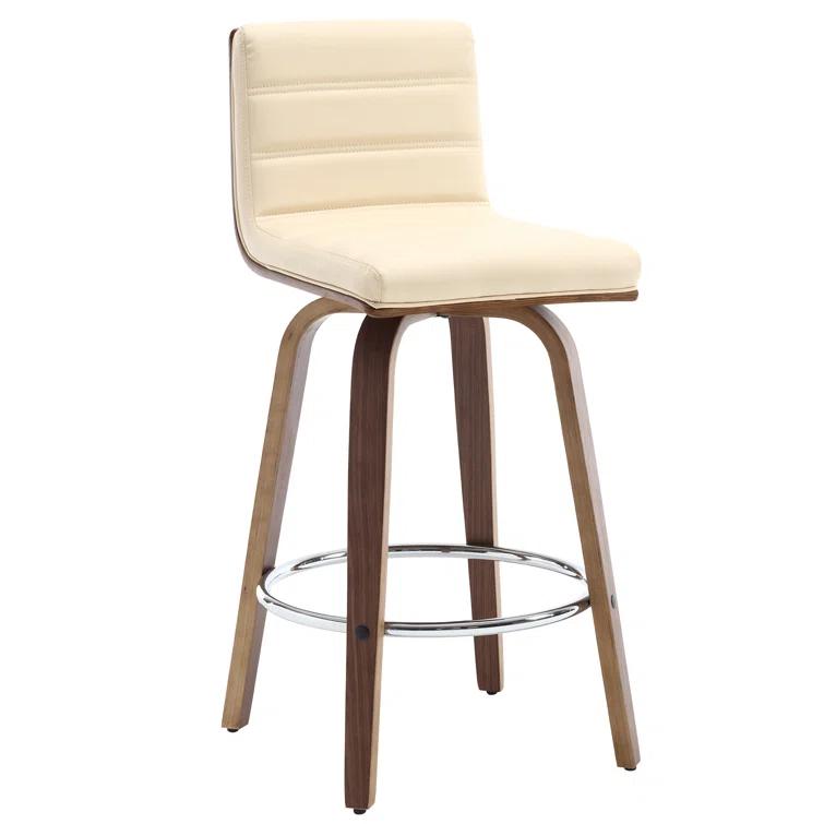 Corrigan Studio® Upholstered Swivel Stool (Set of 2)