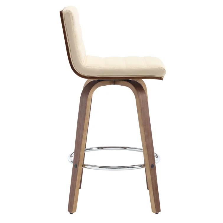 Corrigan Studio® Upholstered Swivel Stool (Set of 2)
