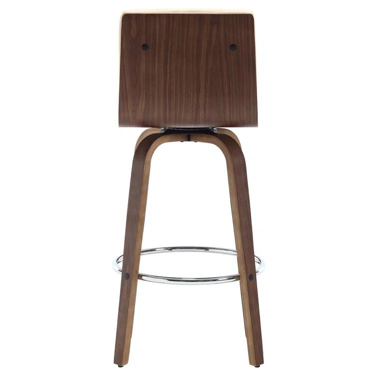 Corrigan Studio® Upholstered Swivel Stool (Set of 2)