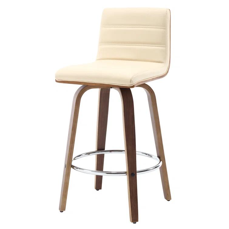 Corrigan Studio® Upholstered Swivel Stool (Set of 2)