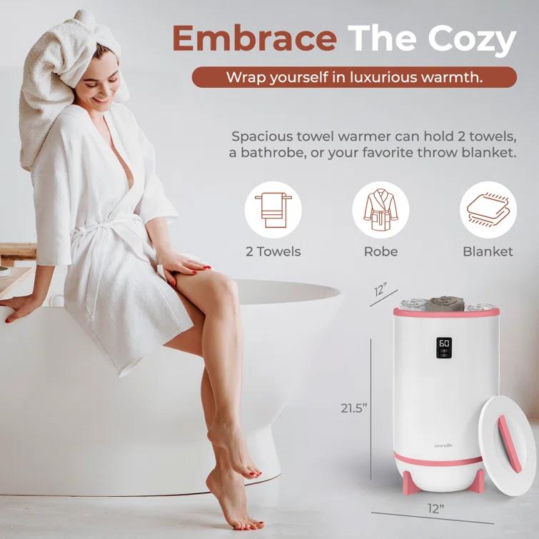 SereneLife Single Touch Electric Towel Warmer