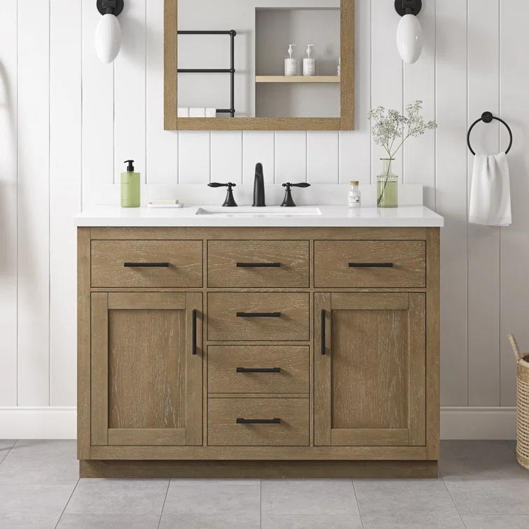 OVE Decors Bailey 48" Single Bathroom Vanity with Premium Countertop