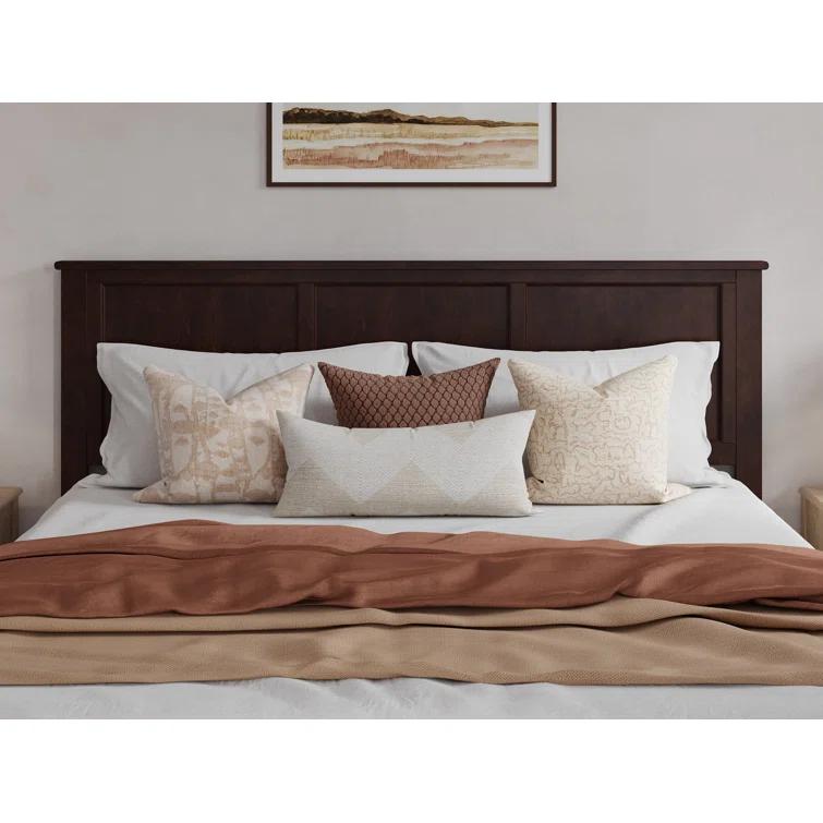 Madison Solid Wood Platform Bed with Matching Footboard & Storage Drawers