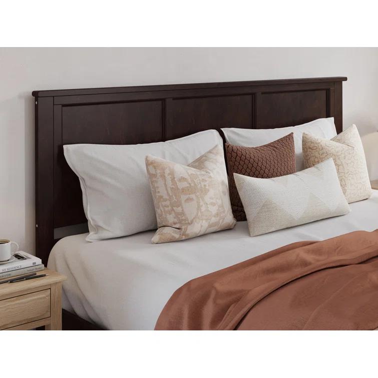 Madison Solid Wood Platform Bed with Matching Footboard & Storage Drawers