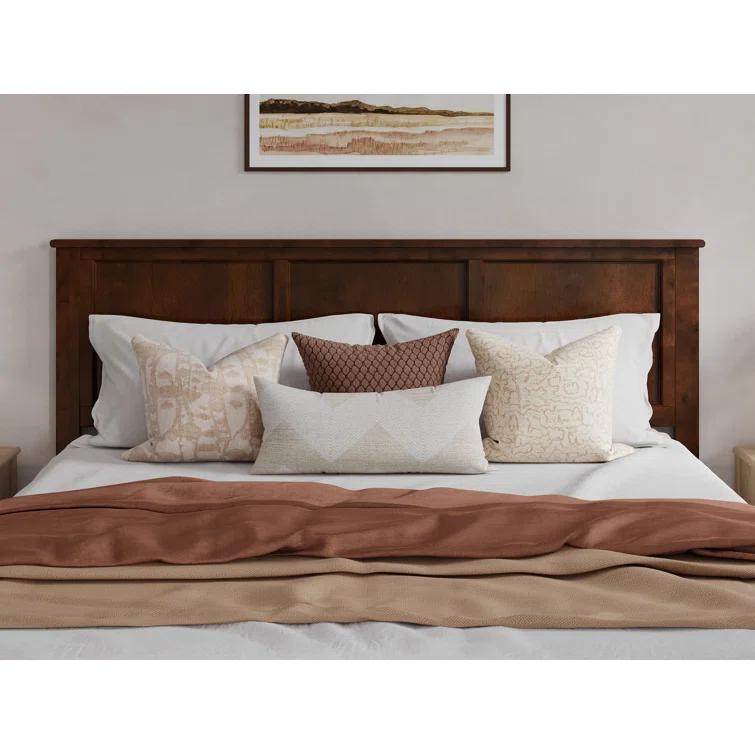Madison Solid Wood Platform Bed with Matching Footboard & Storage Drawers