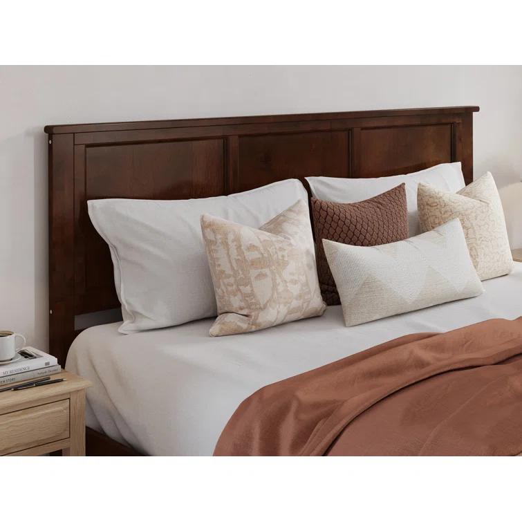 Madison Solid Wood Platform Bed with Matching Footboard & Storage Drawers