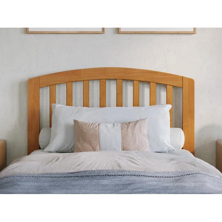 Solid Wood Platform Storage Bed