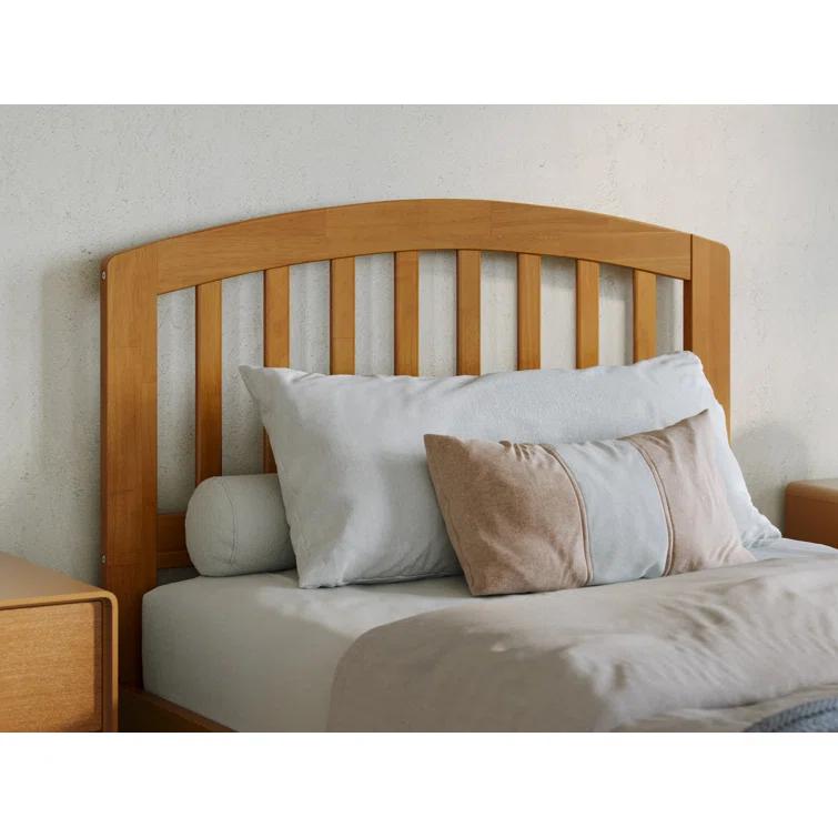 Solid Wood Platform Storage Bed