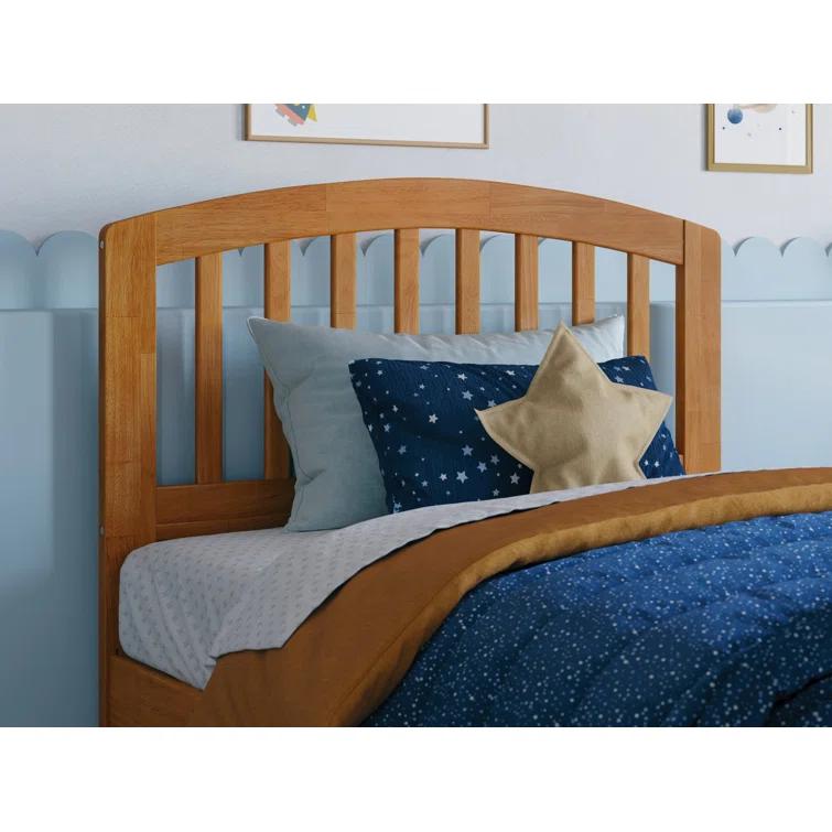 Solid Wood Platform Storage Bed