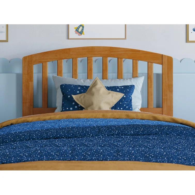 Solid Wood Platform Storage Bed