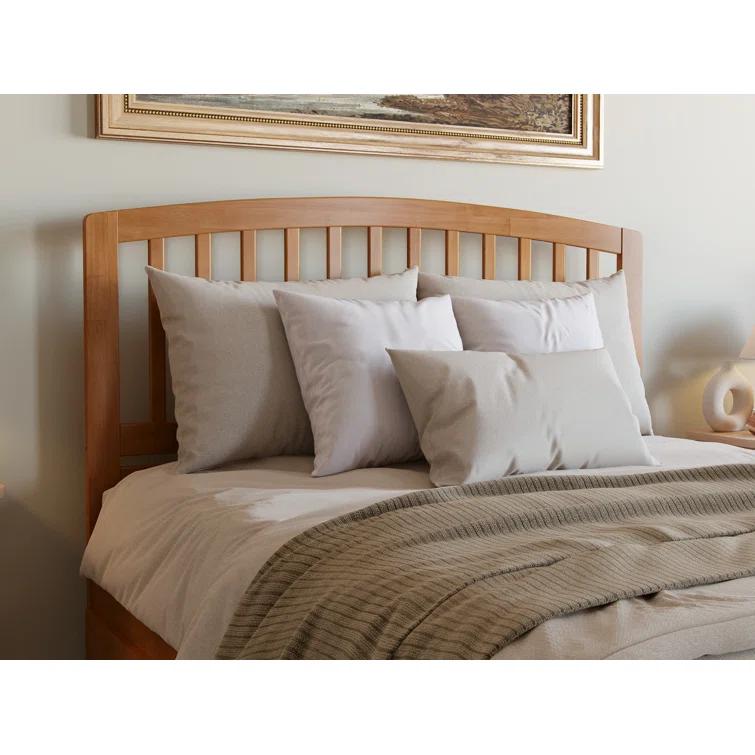 Solid Wood Platform Storage Bed