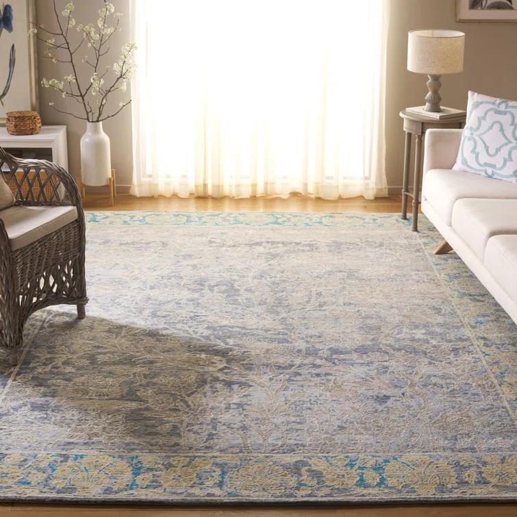 Safavieh Centennial Hand Knotted 60% Silk, 30% Wool, 10% Cotton Floral Rug