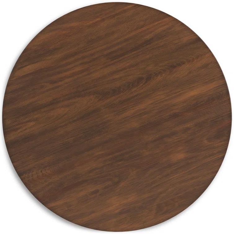 George Oliver Anvi Round Solid Wood Base Dining Table