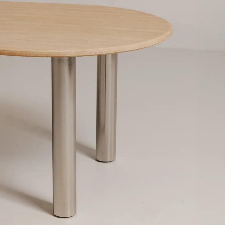 Astyn 73.5" Marble Iron Dining Table