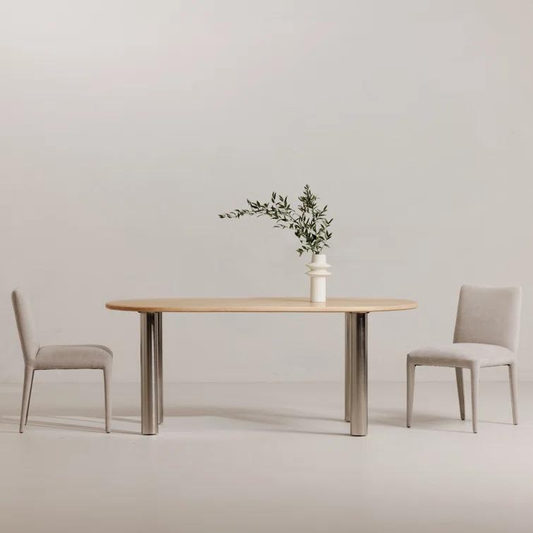 Astyn 73.5" Marble Iron Dining Table