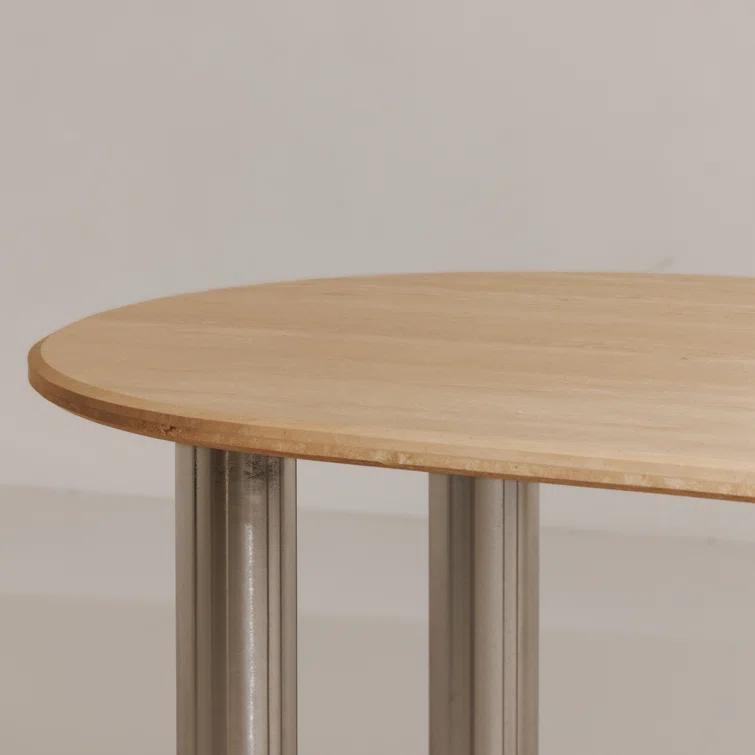 Astyn 73.5" Marble Iron Dining Table