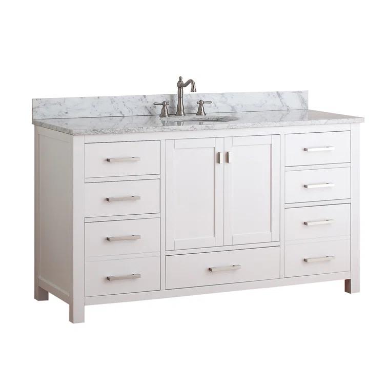 Avanity Modero-V60-A Modero 60" Single Free Standing Vanity Cabinet Only - White