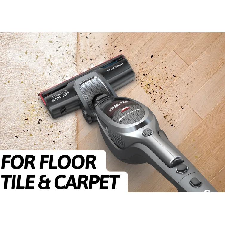 ROOMIE TEC Vincent Cordless Upright Vacuum Cleaner, High-Power 2200mAh Li-ion Rechargeable Battery