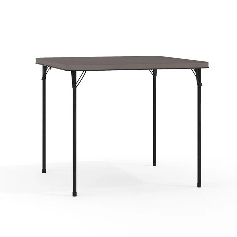 Noah 2.83' Square Plastic Folding Event Table with Carrying Handle by Flash Furniture