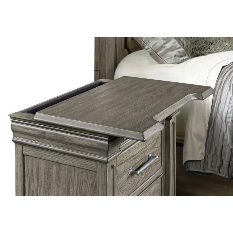 Picket House Furnishings Picket House Furnishings Paterson Storage 3PC Bedroom Set In Grey