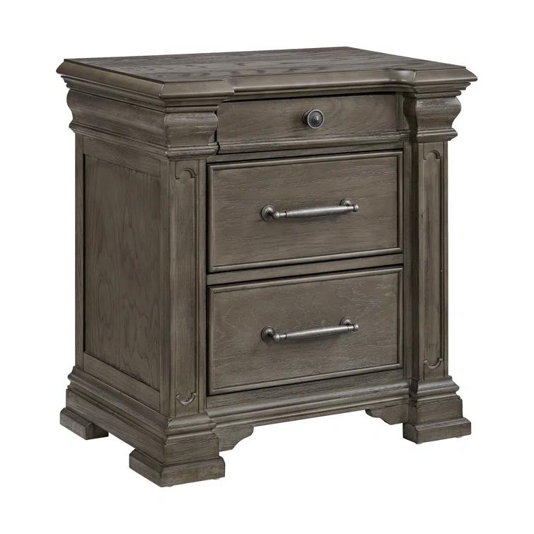 Picket House Furnishings Picket House Furnishings Paterson Storage 3PC Bedroom Set In Grey