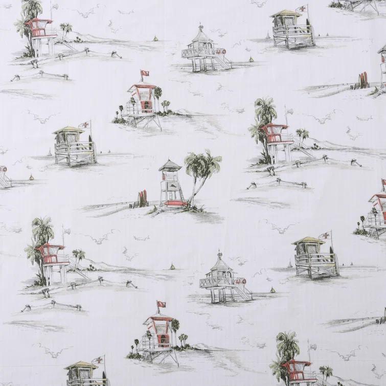 Tommy Bahama Home Beach Club Tropical Cotton Duvet Cover Set