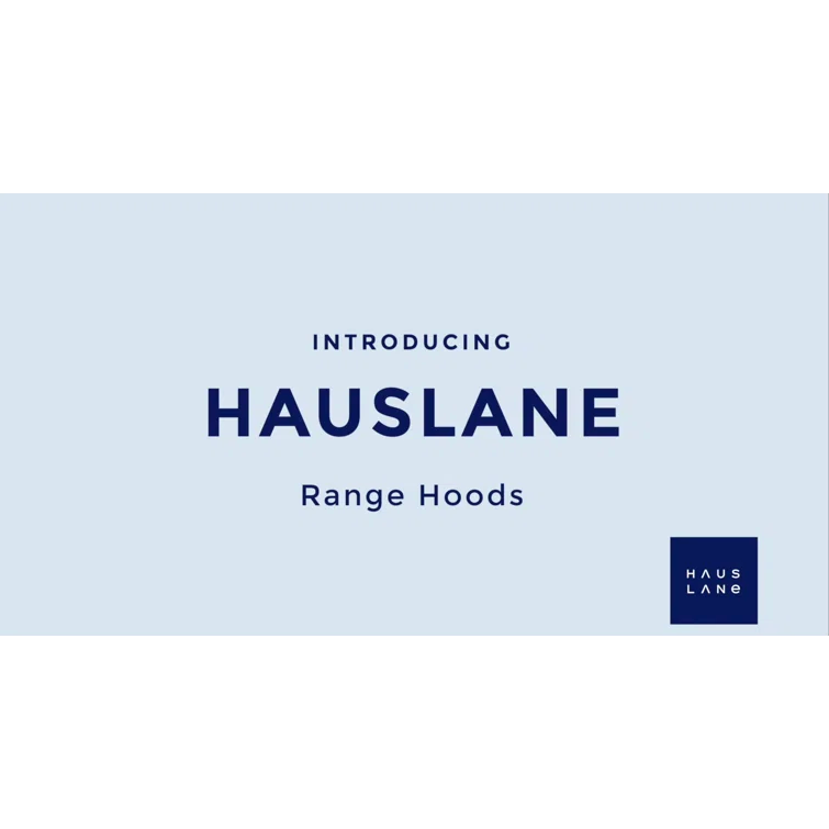 Hauslane Hauslane Wall Mount Range Hood 30 Inch | Wall Chimney | 6” Duct/Ductless Convertible, Strong Suction, Six-layer Aluminum Filters, Changeable LED Lamps, Stove Kitchen Vent Hood WM-530WHT-30B