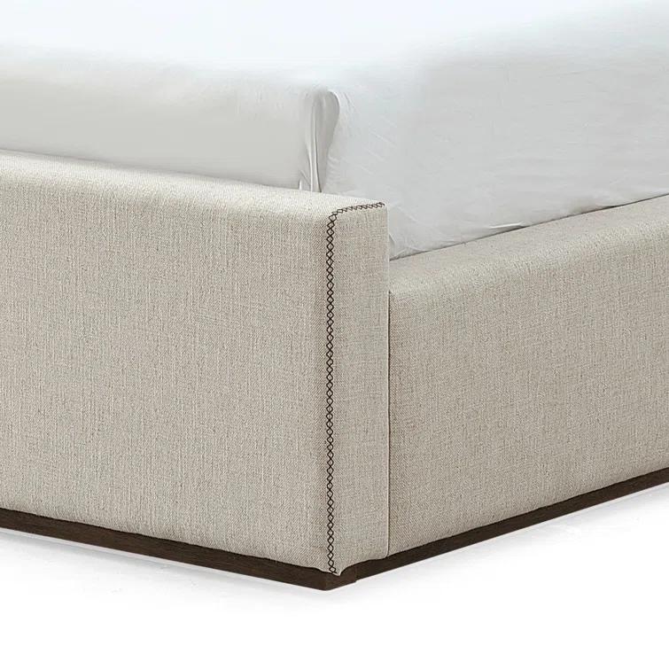 Virgil Louis Upholstered Panel Bed
