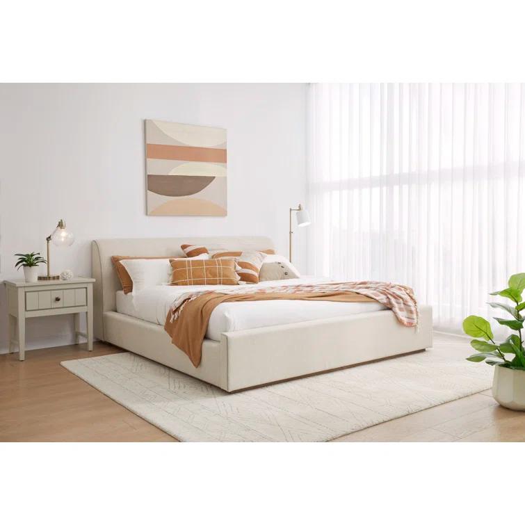 Virgil Louis Upholstered Panel Bed