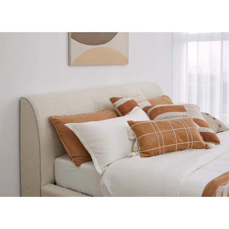 Virgil Louis Upholstered Panel Bed