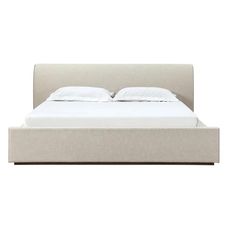 Virgil Louis Upholstered Panel Bed