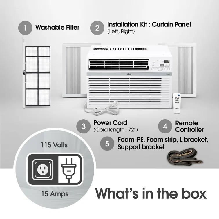 LG 10,000 BTU Window Air Conditioner
