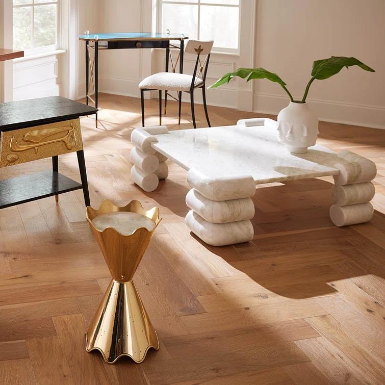 Jonathan Adler Circuit Marble Top Coffee Table