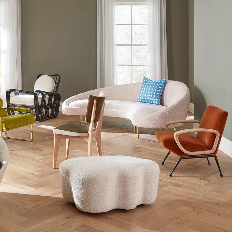 Jonathan Adler Ether Upholstered Ottoman