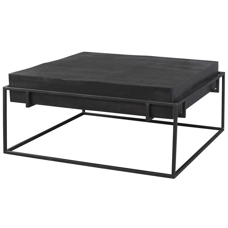 Esme Square Metal Coffee Table (35")