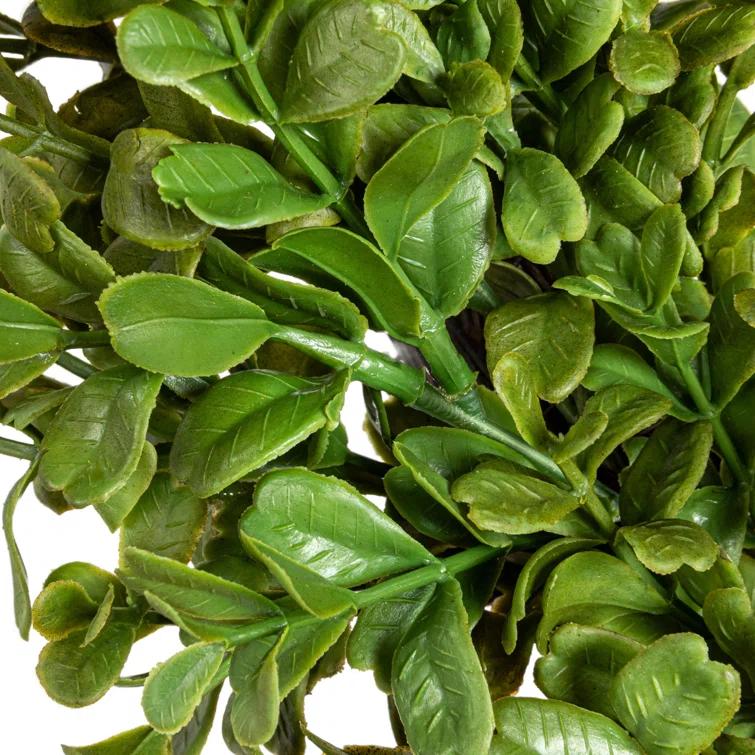Round Faux Boxwood Wreath