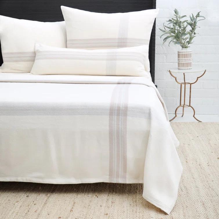 Geneva Plaid Cotton Lumbar Throw Pillow