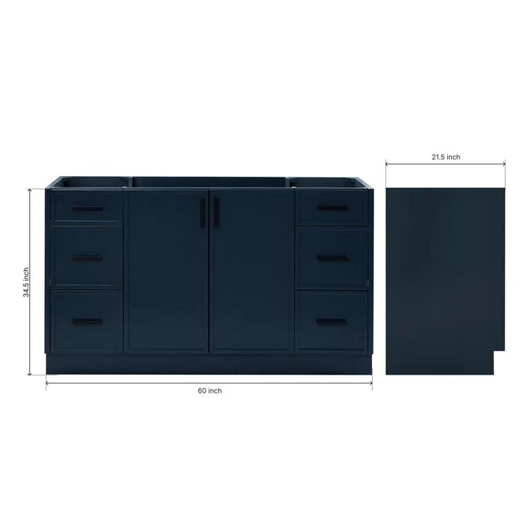 ARIEL Kelley 60 Single Bathroom Vanity Base Only