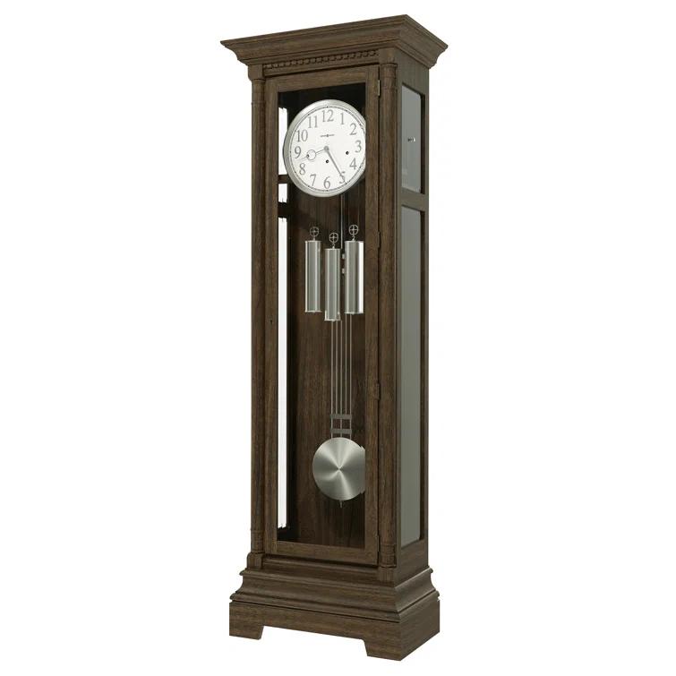 Howard Miller® Scott 80.25'' H Oak Solid Wood Grandfather Clock