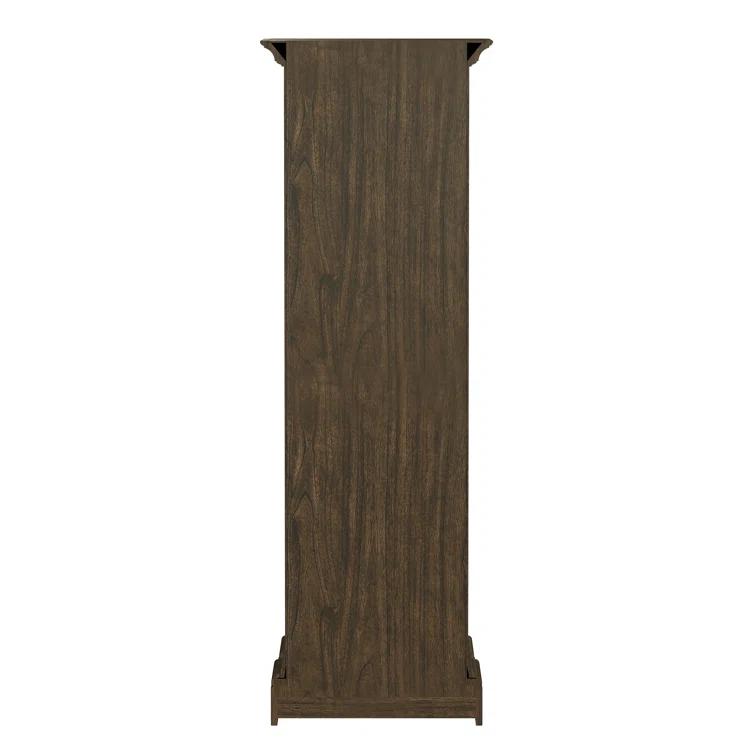 Howard Miller® Scott 80.25'' H Oak Solid Wood Grandfather Clock
