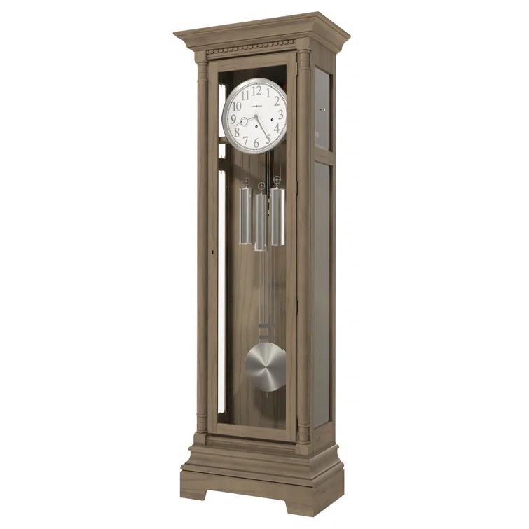 Howard Miller® Scott 80.25'' H Oak Solid Wood Grandfather Clock